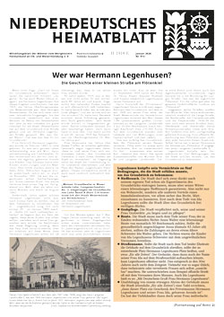 Niederdeutsches Heimatblatt 1/2026 - Männer vom Morgenstern